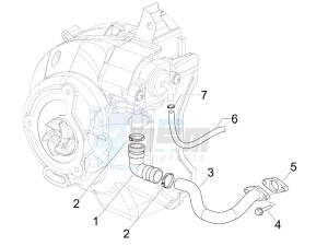 GTS 125 4T E3 drawing Secondary air box