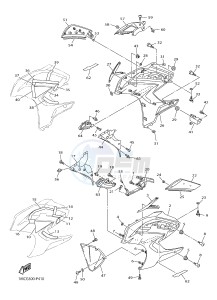 FJR1300A FJR1300A ABS (1MCG 1MCH) drawing COWLING 2