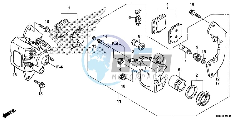 FRONT BRAKE CALIPER