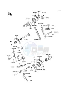 KVF750_4X4_EPS KVF750GCS EU GB drawing Camshaft(s)/Tensioner