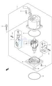 DF 300AP drawing PTT Motor