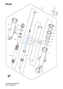 SV1000 (E3-E28) drawing FRONT DAMPER