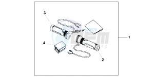 CB600FB drawing GRIP HEATER(12A T