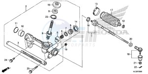 SXS700M4H Europe Direct - (ED) drawing STEERING GEAR BOX/TIE ROD