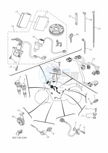 XSR700 MTM690-U (BLH1) drawing ELECTRICAL 2