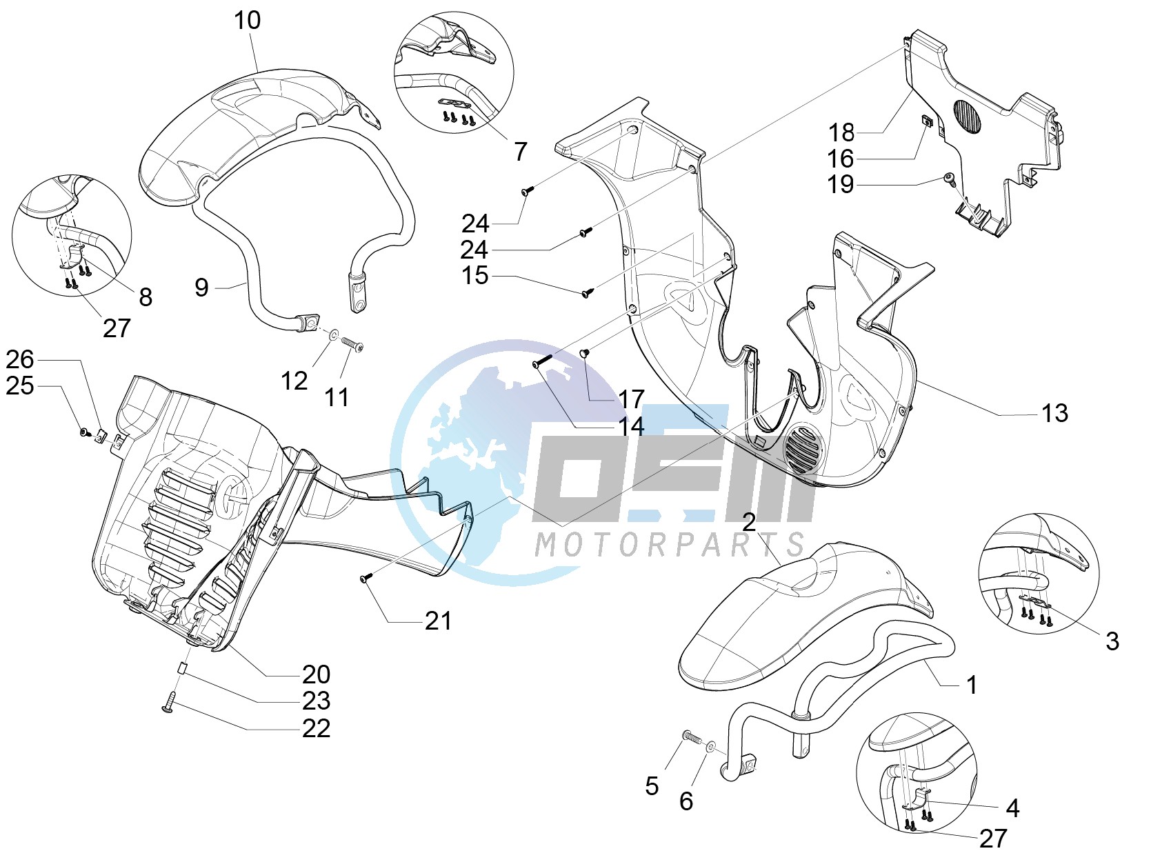 Wheel housing - Mudguard