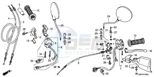 XL1000VB drawing PANNIER STAY SET