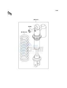 KX65 KX65A8F EU drawing Shock Absorber(s)