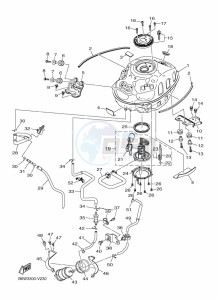 MT-03 MTN320-A (B6W6) drawing FUEL TANK