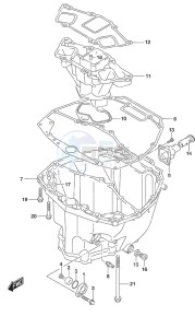 DF 350A drawing Oil Pan