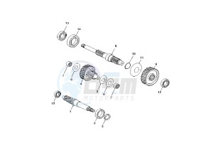 YP R X-MAX 125 drawing GEAR GROUP