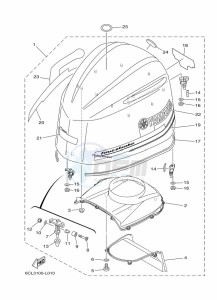 F225FETX drawing FAIRING-UPPER