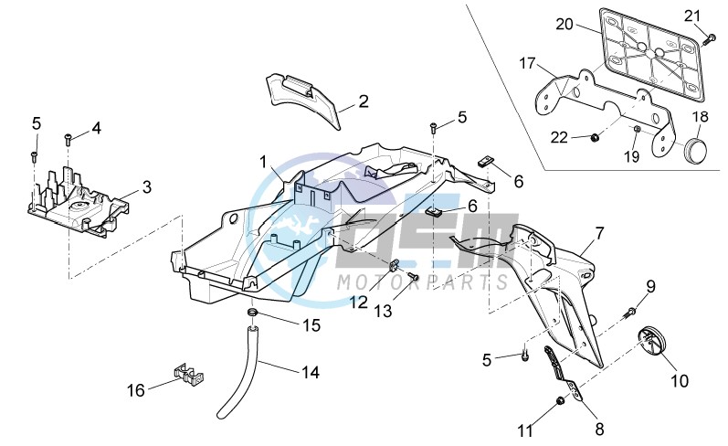 Rear body - Mudguard