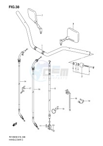 RV125 (E19) VanVan drawing HANDLEBAR