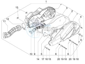 Nexus 125 ie e3 drawing Air filter