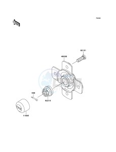 KVF750_4X4 KVF750D9F EU GB drawing Rear Hub