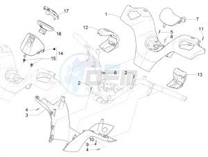 MP3 500 MAXI SPORT BUSINESS ADVANCED E4 ABS (EMEA) drawing Handlebars coverages