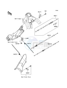 D-TRACKER 125 KLX125DCF XX (EU ME A(FRICA) drawing Cables