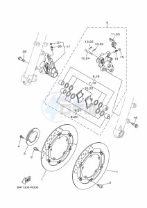 MT-07 MTN690-U (BHH5) drawing FRONT BRAKE CALIPER