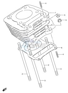 LT-F160 (P28) drawing CYLINDER