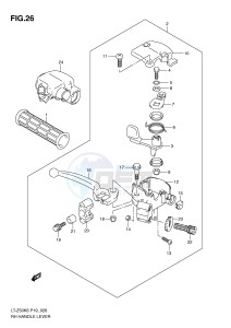 LT-Z50 (P19) drawing RH HANDLE LEVER