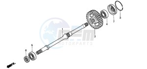 TRX400FW FOURTRAX FOREMAN drawing FINAL SHAFT