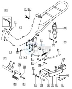 YOUNGST-R_25-45kmh_K4-K7 50 K4-K7 drawing Frame-swing arm