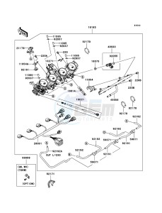 ZZR1400 ZX1400A7F FR GB XX (EU ME A(FRICA) drawing Throttle