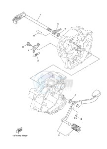 YBR125E (BN96) drawing SHIFT SHAFT