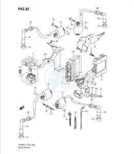 VL800 drawing ELECTRICAL (VL800CL1 E19)