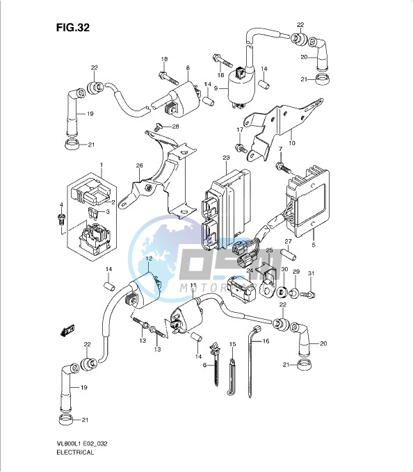 ELECTRICAL (VL800CL1 E19)