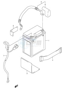 VL125 (E2) drawing BATTERY