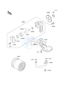 EN 500 C [VULCAN 500 LTD] (C6F-C9F) C6F drawing OIL PUMP_OIL FILTER