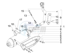 Nexus 125 ie e3 drawing Silencer