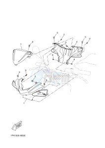 NS50F AEROX 4 (1GB3 1GB3 1GB3) drawing COWLING 1