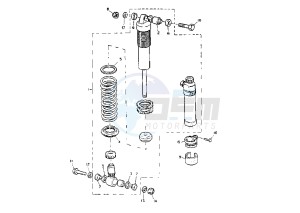 TT S 600 drawing REAR SHOCK ABSORBER