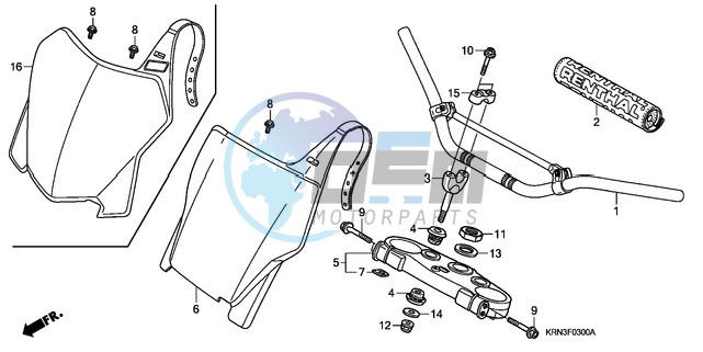 HANDLE PIPE/TOP BRIDGE