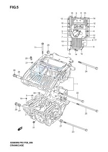 GS500 (P3) drawing CRANKCASE