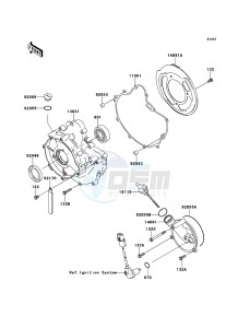 KVF360 4x4 KVF360ACF EU GB drawing Engine Cover(s)