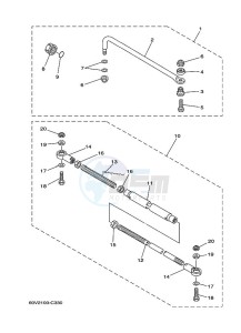 F225TXR drawing STEERING-ATTACHMENT