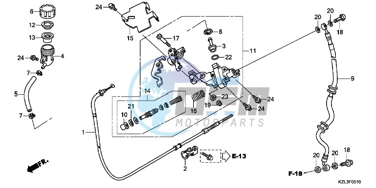 BRAKE MASTER CYLINDER (CBS)