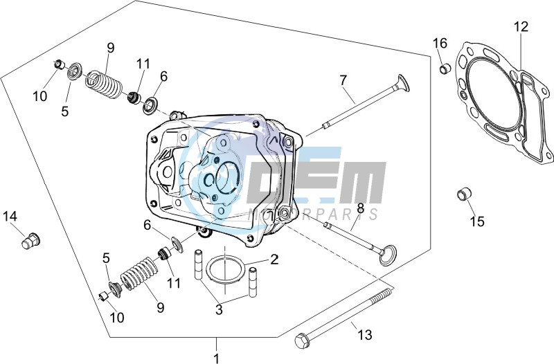 Cilinder head unit - Valve