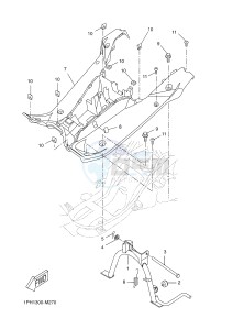 NS50N AEROX NAKED (1PL8 1PL8 1PL8) drawing STAND & FOOTREST