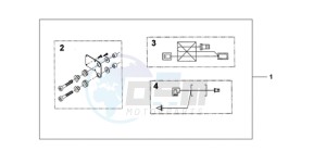 CBF1000SA UK - (E / ABS MKH) drawing HEATED GRIP ATT.