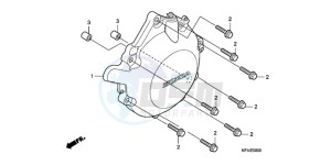 CBF1000S9 Europe Direct - (ED) drawing A.C. GENERATOR COVER