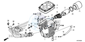 TRX420FA6F TRX420F Australia - (U) drawing AIR CLEANER