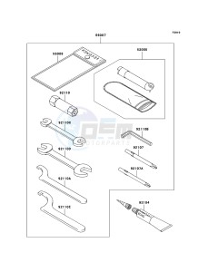 KFX700 KSV700-A2 EU drawing Owner's Tools