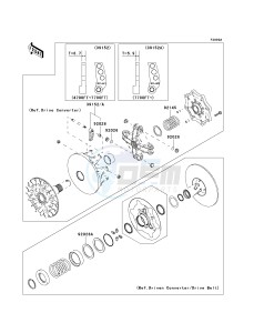 KVF 360 B [PRAIRIE 360] (B6F-B9F) B6F drawing OPTIONAL PARTS-- CONVERTER- -