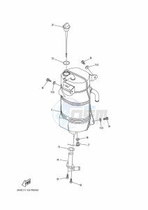 YXZ1000ET YXZ1000R SS (BASF) drawing OIL TANK