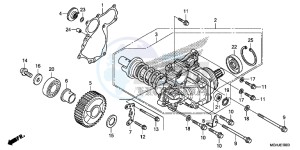 VFR1200XD Europe Direct - (ED) drawing SIDE GEAR CASE